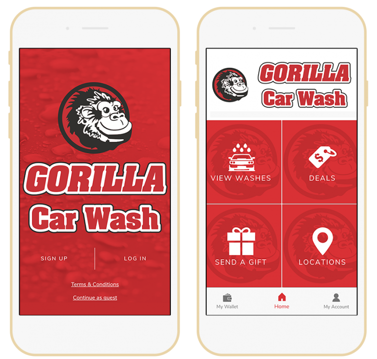 Gorilla Car Wash APP Gorilla Car Wash